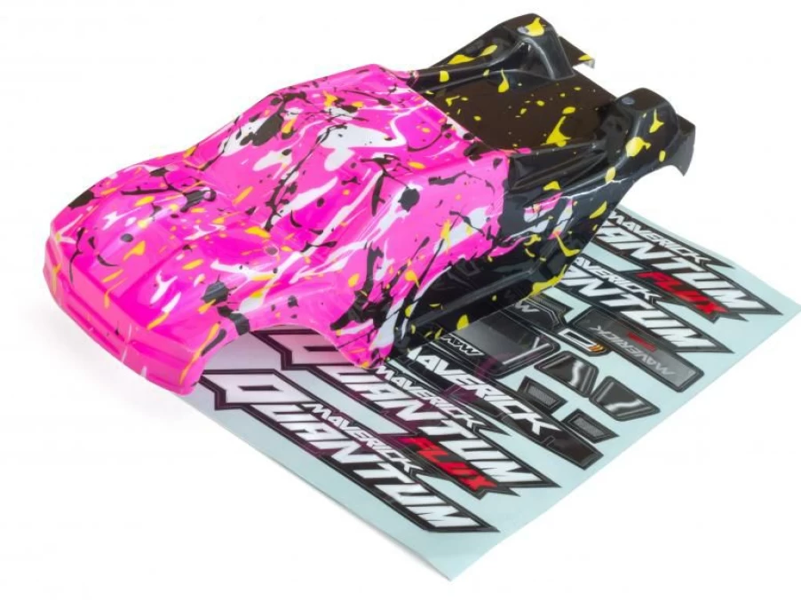 * Bodyshells | Maverick Quantum Xt Body (Pink/Yellow)