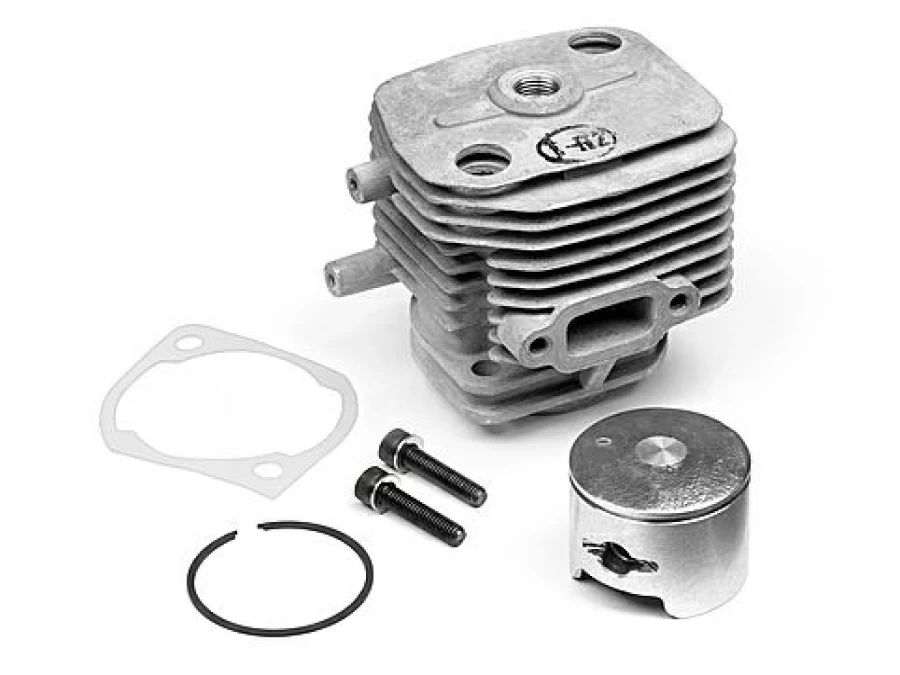 * Nitro Engine Spares | Maverick 2-Bolt Cylinder Head And Piston Set (No Piston Pin)