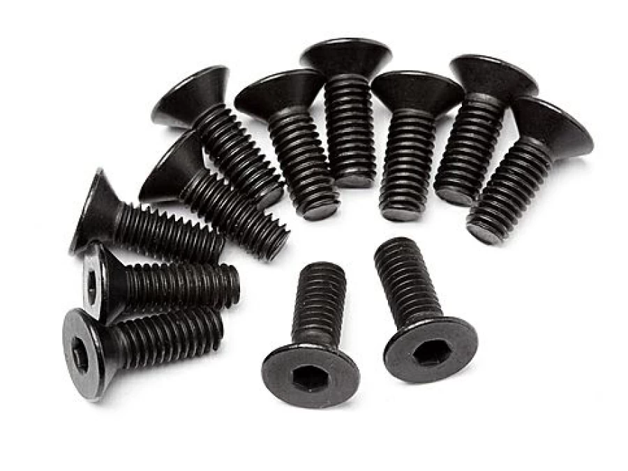 * Screws | Maverick Flat Head Screw M4X12Mm 12 Pcs