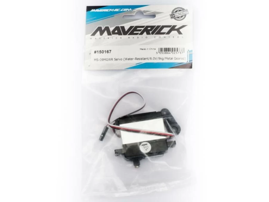 * Servos | Maverick Ms-09Mgwr Servo (W.-Resistant/6.0V/9Kg/Metal Gr)