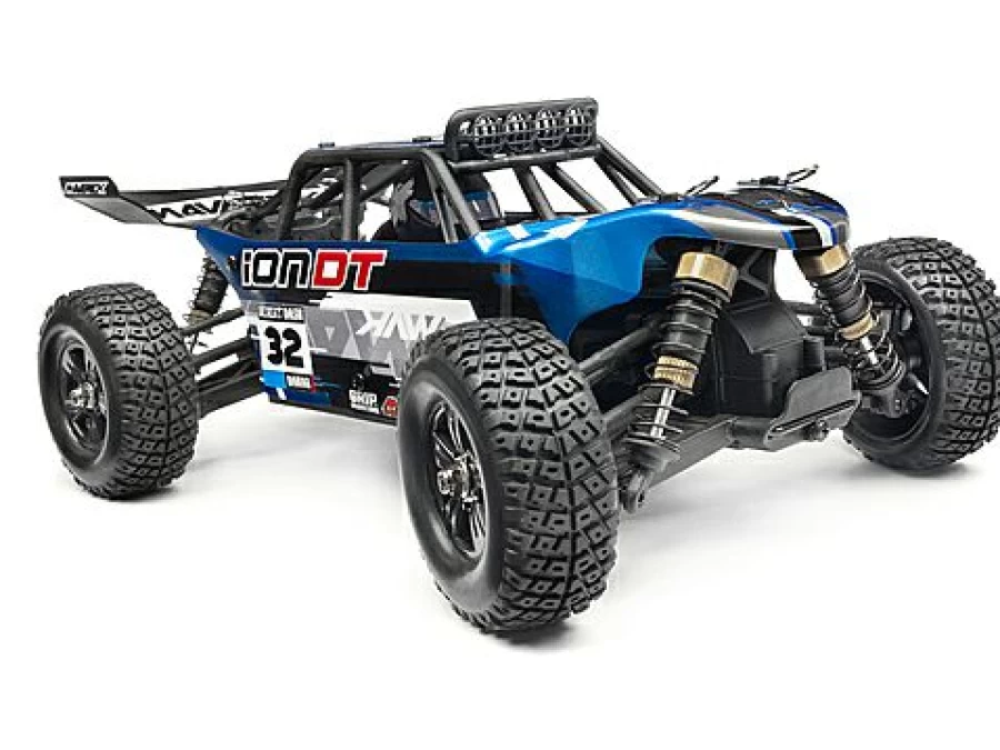 * Bodyshells | Maverick Desert Truck Painted Body Blue With Decals Ion Dt