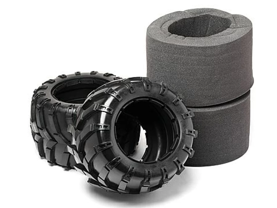 * Wheels | Maverick Tyres W/Inserts 2 Pcs (Blackout Mt)