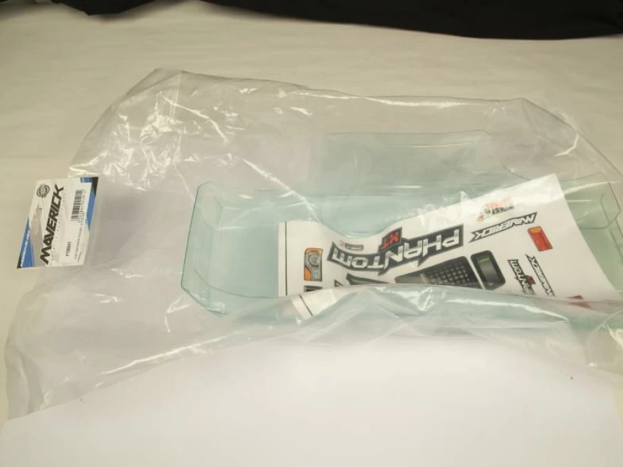 * Bodyshells | Maverick Clear Lexan Phantom Xt Truck Body W/ Decal Sheet