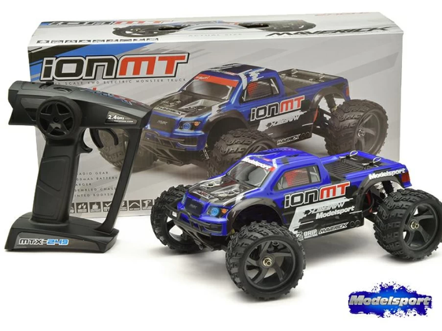 * Rc Electric Models | Maverick Ion Mt 1/18 Rtr Electric Monster Truck